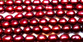 7-8mm Cranberry Rice Pearls