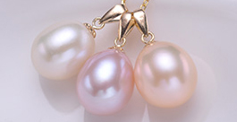 12-13mm AA+ Drop Pearl Pendant 14K Solid Gold