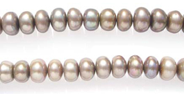 10-11mm Grey Button Pearls 10-11mm Grey Button Pearls