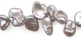 8-11mm Cornflake Pearls 8-11mm Cornflake Pearls