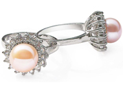 pearl rings pearl rings