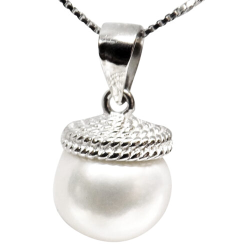925 sterling silver pearl pendant