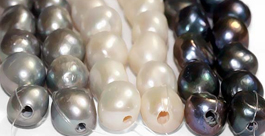 12-13mm Length Drilled A Quality Baroque Pearls with Larger Holes