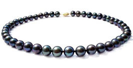 Black Pearl Necklaces Black Pearl Necklaces