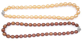 Colored Pearl Necklaces Colored Pearl Necklaces