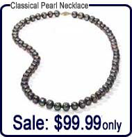 8-9mm round pearl necklace in 14k gold 8-9mm round pearl necklace in 14k gold