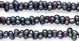 7x14mm Center Drilled Peanut Pearl Strand 7x14mm Center Drilled Peanut Pearl Strand