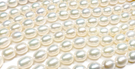 8-9mm Rice Oval Shaped AAA Pearl Strand