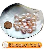 baroque pearls sold by ounce