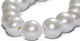 9-10mm Round Pearl Strand 1.7mm Holes 9-10mm Round Pearl Strand 1.7mm Holes