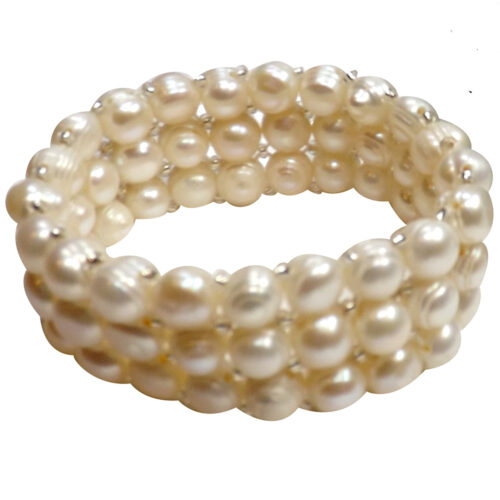 3 row pearl bracelet