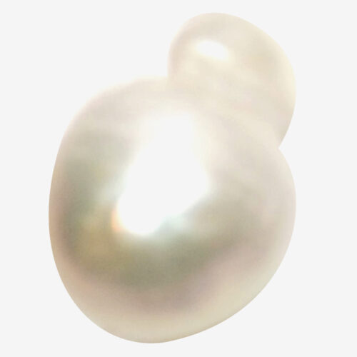white baroque single pearl