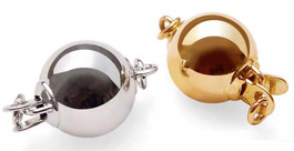 Pearl Clasps in Base Metal, Silver and Solid Gold