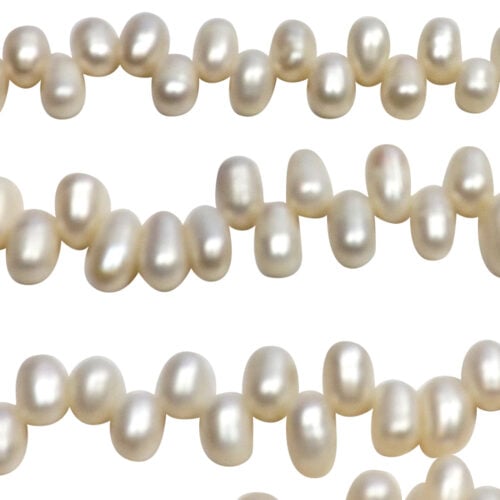 6x9mm top drilled drop pearl strands