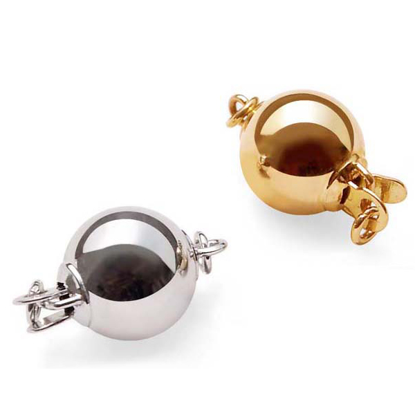 14k gold ball clasp
