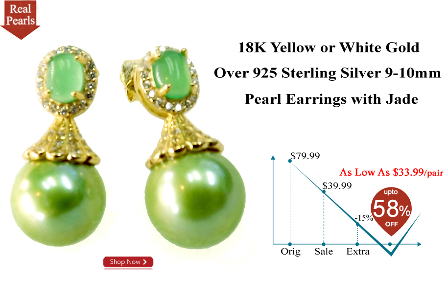 green pearl earrings on sale semi-round green pearl necklace