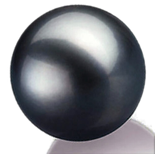 12.5mm Large Round Tahitian Black Pearl High AAA Quality Un-Drilled