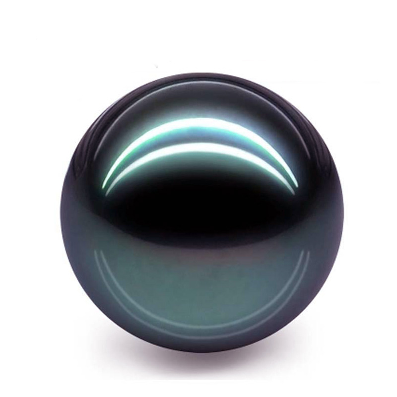 12.5mm Large Round Tahitian Peacock Green Pearl High AAA Quality Un-Drilled