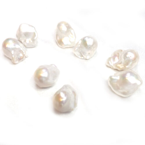 Un-Drilled large White Baroque Single Pearl