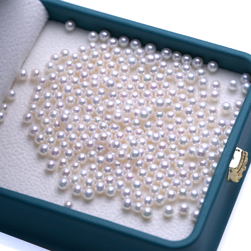 5-5.5mm loose white akoya pearls