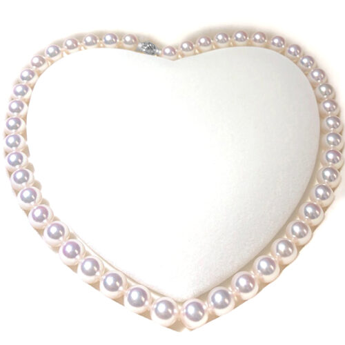 8-8.5mm Akoya HIGH AAA Quality 18″ Pearl Necklace 14KG clasp