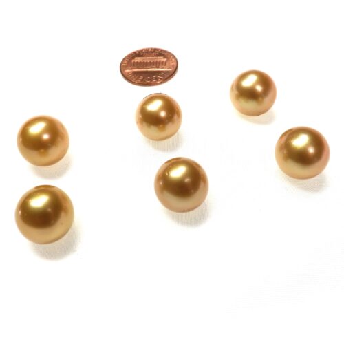 south sea golden single pearl sold in pairs